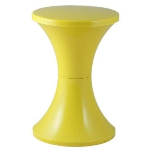 Kitchen And Dining Plastic Stool - yellow - 45cm height