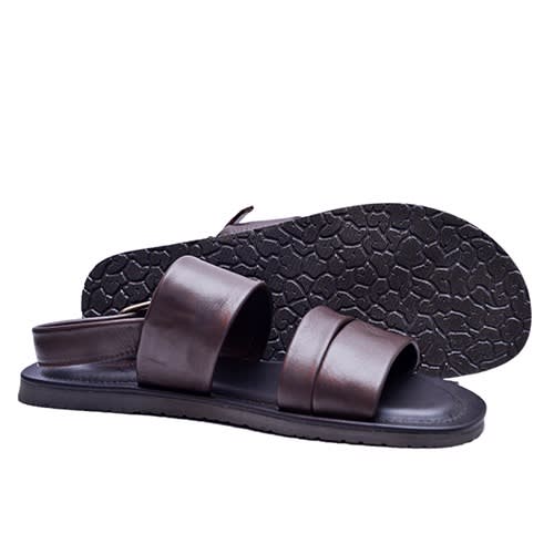 Tobylano Soft Leather Sandals - Brown