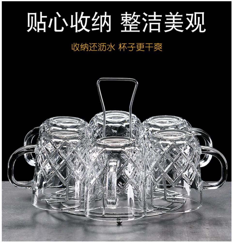 Wine Cup Table Decor (6pcs Transparent Cup)