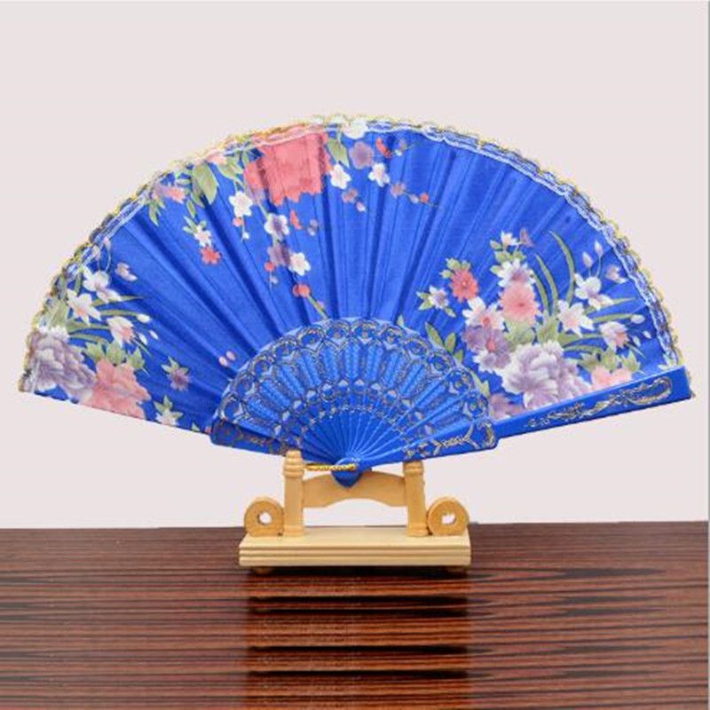 Lace BBB0486 Handheld Bridal Fan 1pcs Home Fan Beautiful Foldable Craft Lady Decoration Party Wedding Pocket Hand