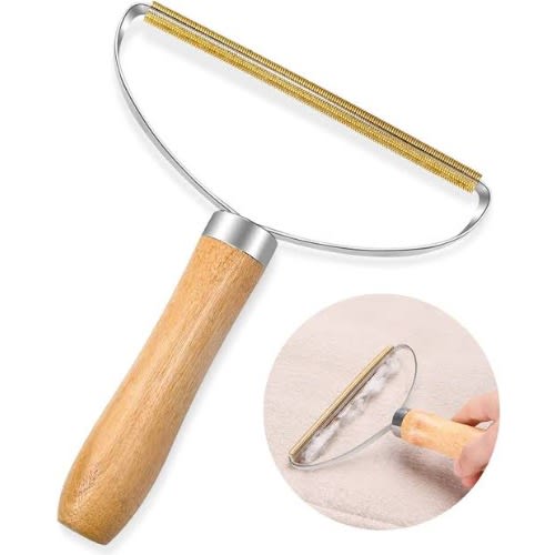 Manual Double Sided Lint Remover For Clothes & Carpets Fuzz Shaver Remover