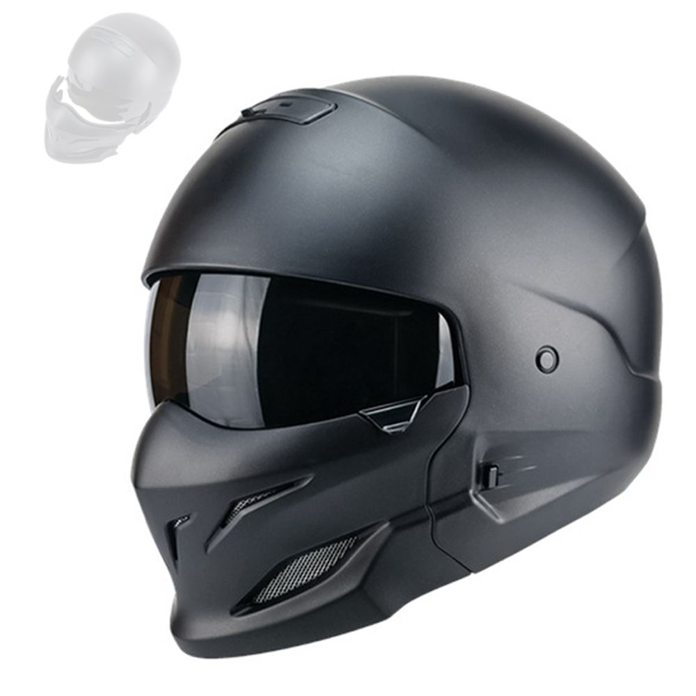 Motorcycle Helmet Vintage Combined Helment Half-Helmet