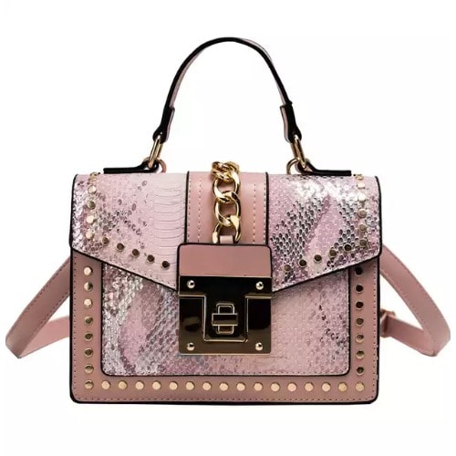 Mini Shoulder Chain Bag - Pink