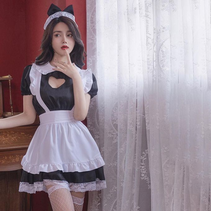 Sexy Lingerie Women Cosplay Uniform French Maid Nurse Outfit Fancy