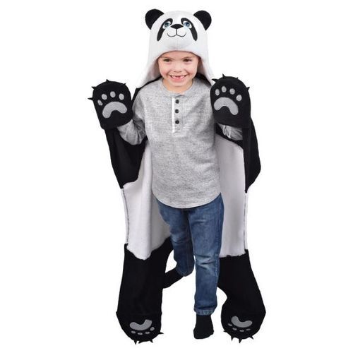 Wild Things Bam Bu Panda Bear Wearable Hooded Blanket