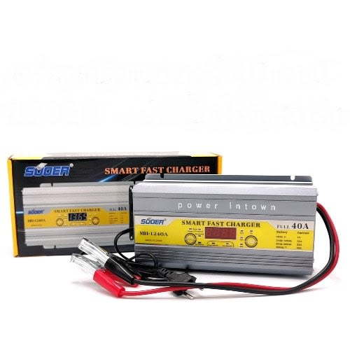 40a Smart Lead Acid Car Inverter Battery Charger With Digital Display