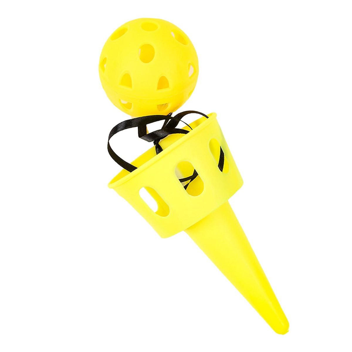 Catch Ball Toy Children Sense Throw Ball Toy Yellow
