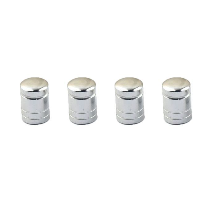 4Pcs Aluminum Car Motorcycle Bicycle MTB Tyre Tire-Silver