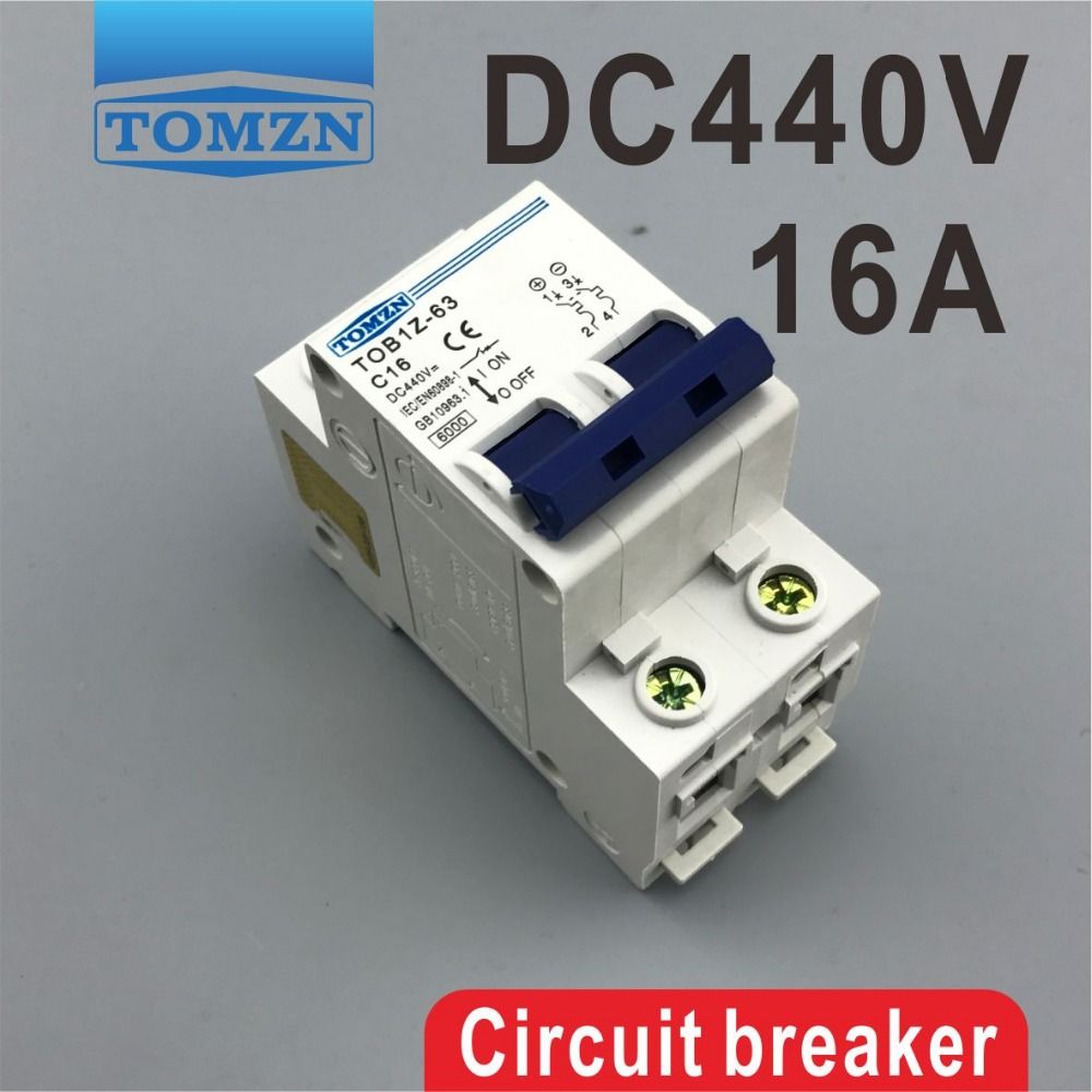 2P 16A DC 440V Circuit Breaker