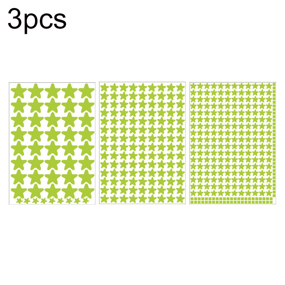 457Pcs Glow In Dark Stars Luminous Wall Sticker Decal Kids-