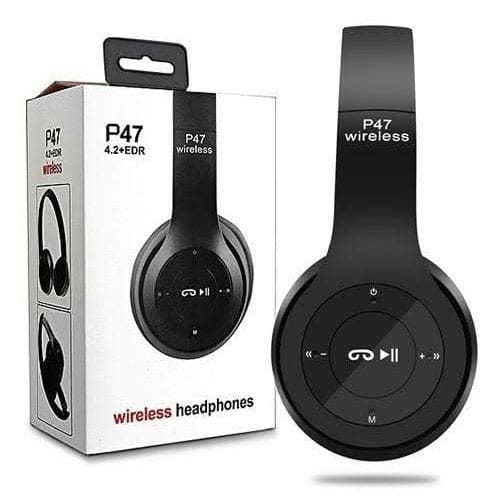 P47 Wireless Headphone - Black