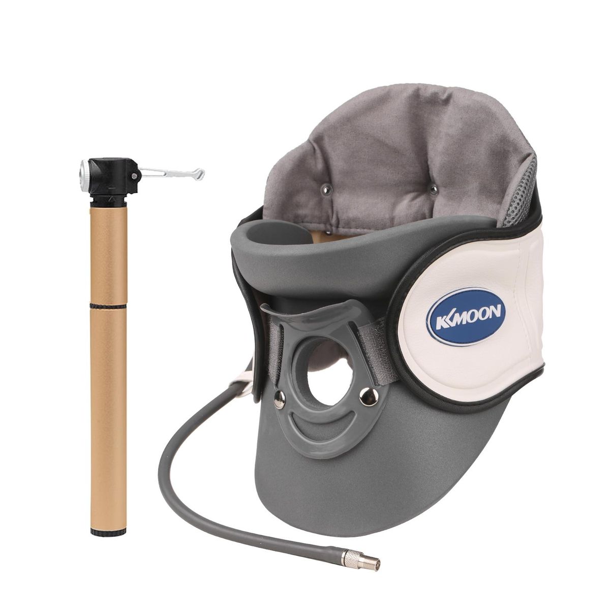 KKmoon Inflatable Medical Neck Cervical Traction Device Relief Neck and Upper Back Pain Portable Home Use Cervical Vertebra Tractor