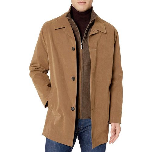 LONDON FOG Men's Berne Micro Twill All Weather Coat