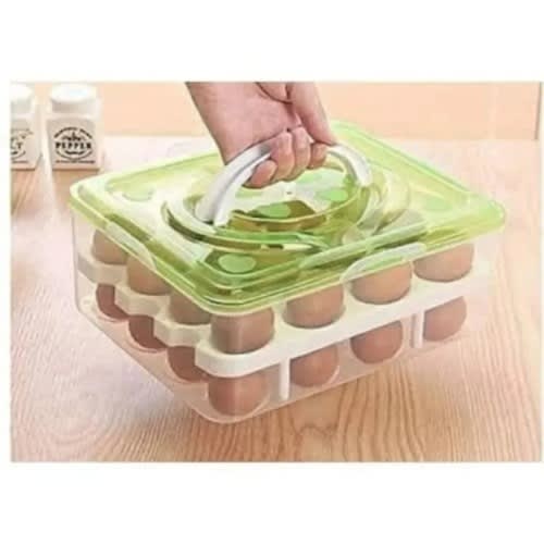 Egg Rack Storage Box - Two Layers