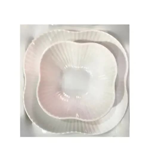 Luck Shape Unbreakable Plates - 12 Pieces