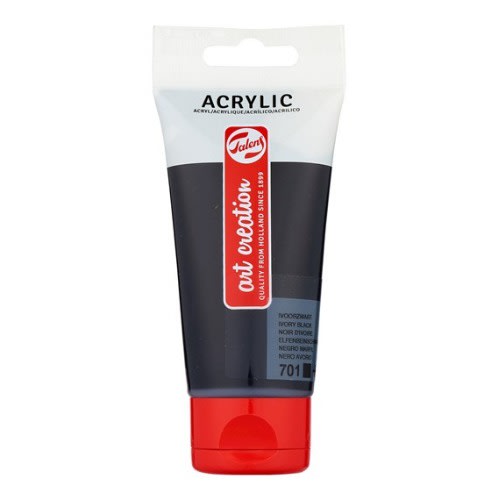 Art Creation Acrylic Colour Tube - Ivory Black 701- 75ml