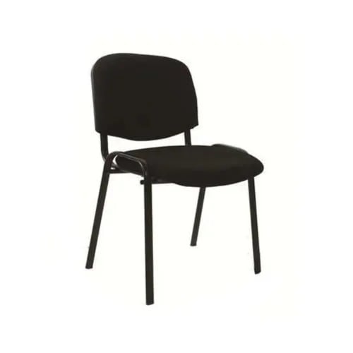 Visitors Chair With 4 Legs - Black