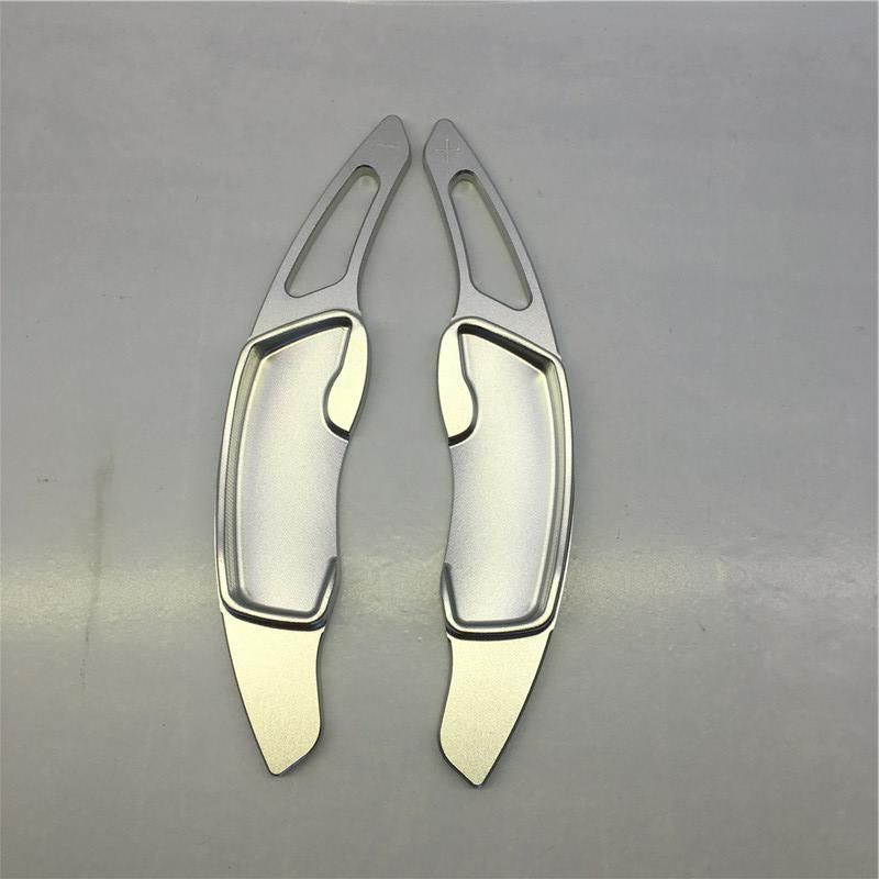 (Silver)Pair Steering Wheel Gear Shift Paddle Shifter For Subaru XV BRZ Forester Outback Legacy For