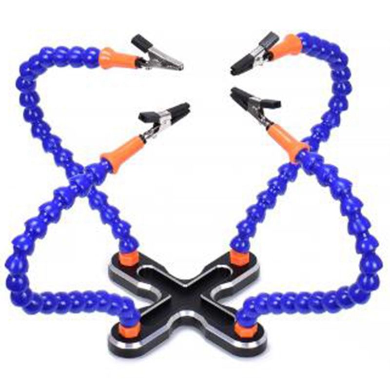 Diy Soldering Third Hand 4Pc Flexible Arms Welding Helping
