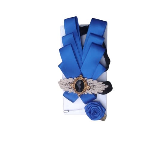 Sky Zeal Fitted Bow Tie