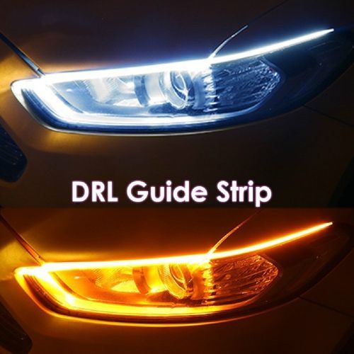 2 X Car DRL Daytime Running Light Car LED Strip Turn Signal