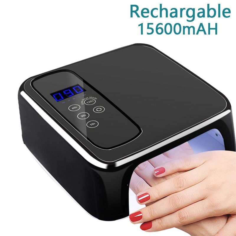 Wireless Led Nail Lamp UV 72W Rechargeable 15600mAH