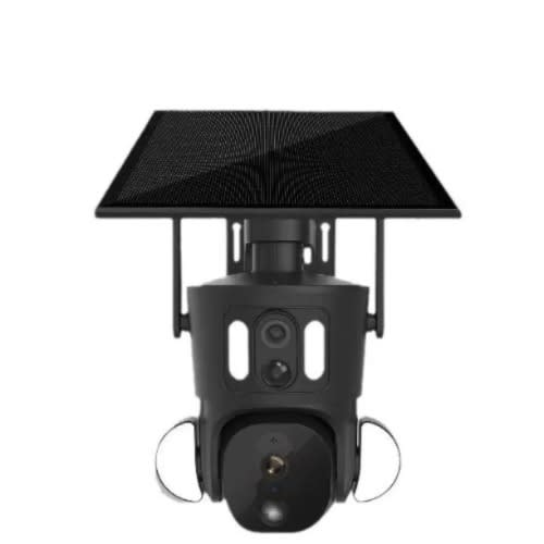 Solar Ptz Dual Lens 5mp Camera
