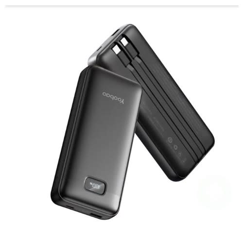 Pd3.0 Qc3.0 Dual Built-in Powerbanks With Digital Display - 20000mAh