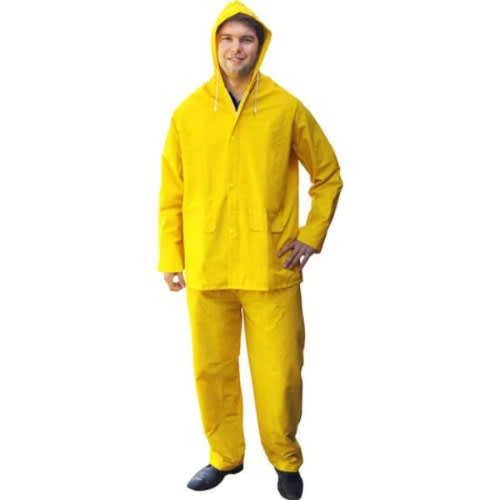 Rain Coat Up And Down - Yellow