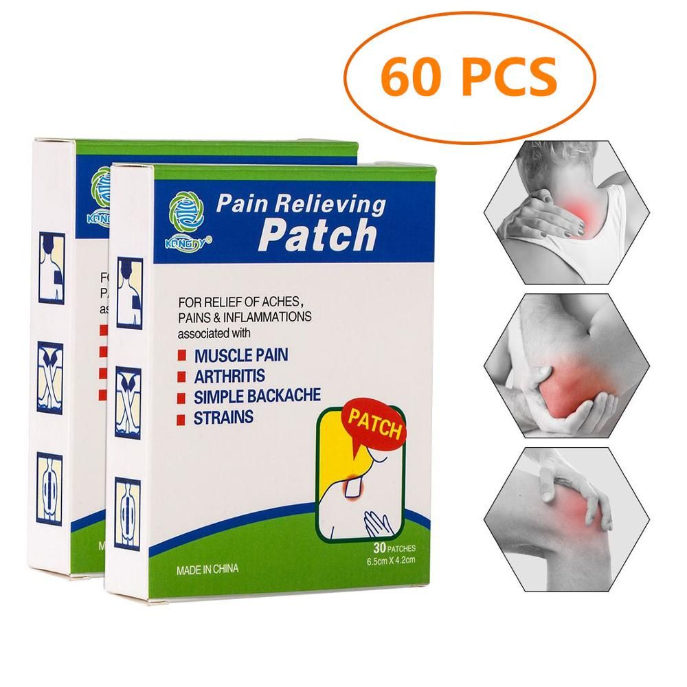 Patch Patches 6.5*4.2cm Herbal Chinese New Sportsman Salonpas Better KONGDY Design For Than Menthol 60Pieces=2Boxes Special Pain