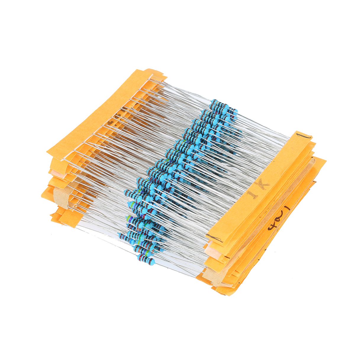 300PCS 1/4W Chromatic Ring Resistor Metal Film Resistor