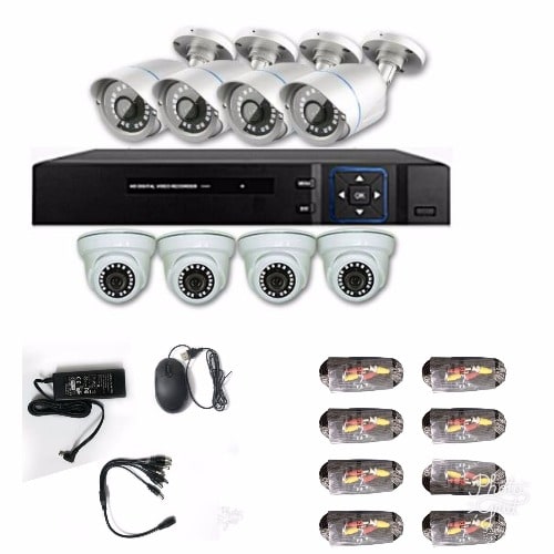 CCTV 8 Channel Kit Indoor & Outdoor System