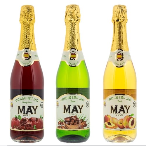 May Gold Non-alcoholic Health Fruit Juice - 750ml x 6