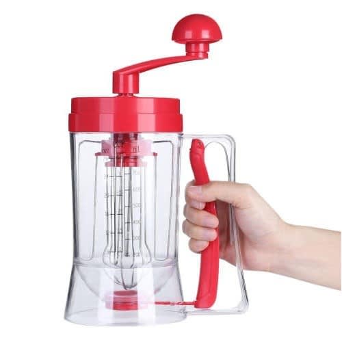 Manual Pancake Mixer And Dispenser - 28 oz
