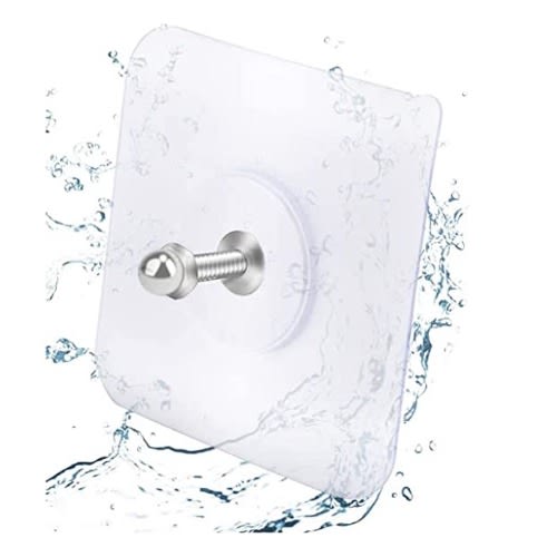 6 Pcs Strong Self Adhesive Hanging Hooks Screw Punch-free Wall