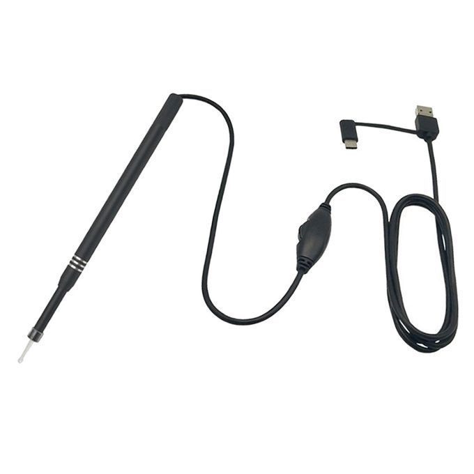 HD Type C Micro USB  Semi-Rigid Camera For Android Gray