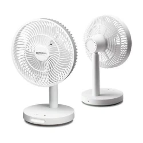 7" Ergonomic Design Rechargeable Fan Qrf-2827 - 12w