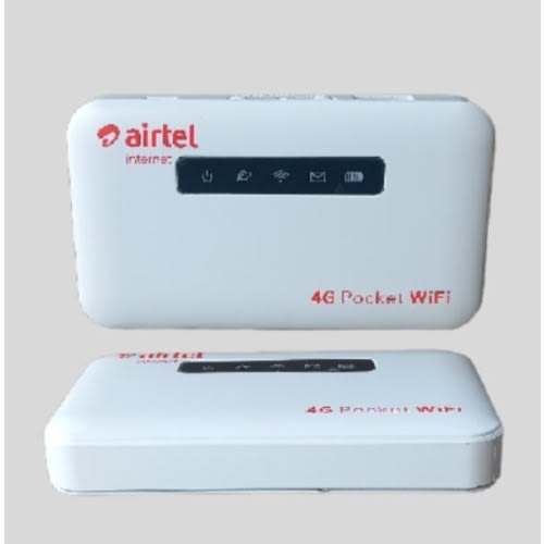 Airtel 4g Lte Mobile Mifi With Lan Port - 6 Hours Battery & 4GB Data Sim Card - 2600mAh