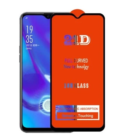 21d Tempered Glass Film Screen Protector - Full Glue For Oppo A12