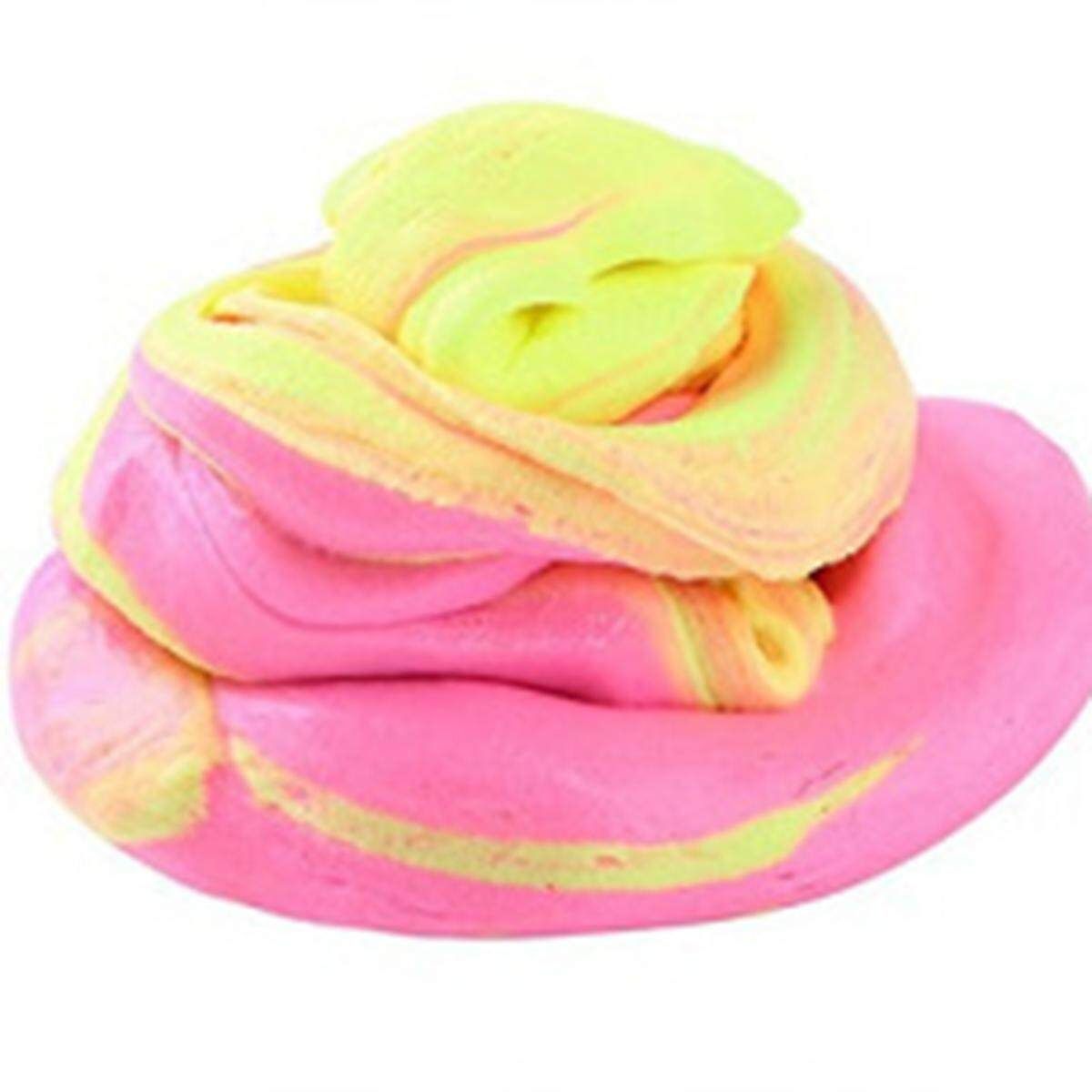 AU Fluffy Strechy Slimes Pink Unicorn Floam Slime Stress Relief Toy DIY #3