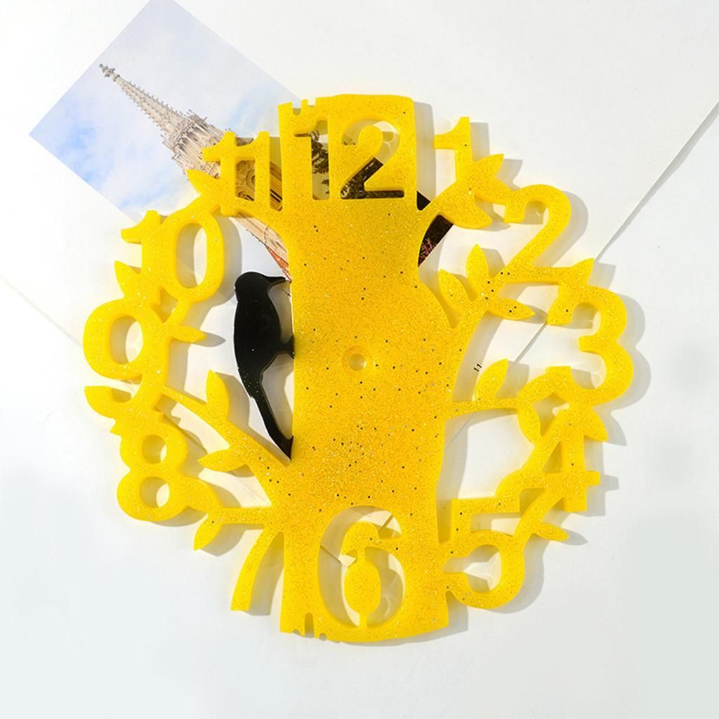 Silicone Clock  DIY Create Epoxy Resin Casting  Wall Clock