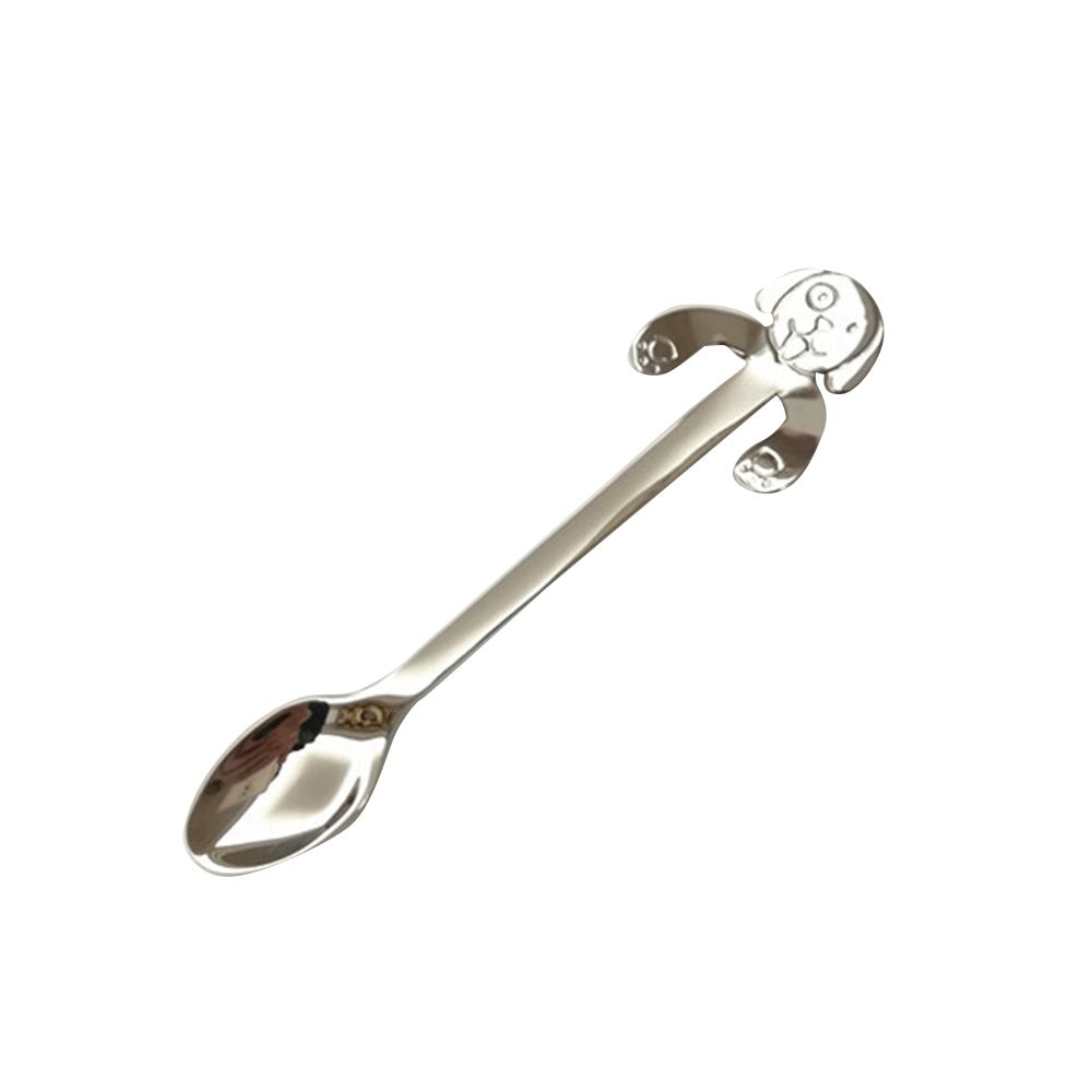 Cute Puppy Spoon 304 Stainless Steel Teaspoon Long Handle
