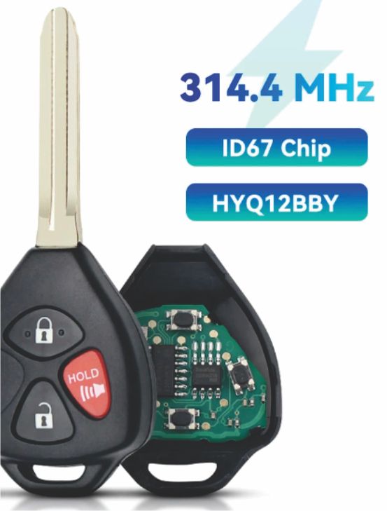 Remote Key For Camry, Corolla, Rav4 Yaris Venza Etc