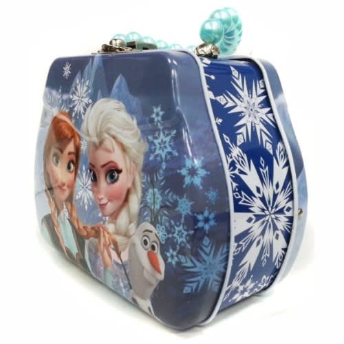 Disney Frozen Tin Hand Bag With Beaded Handle