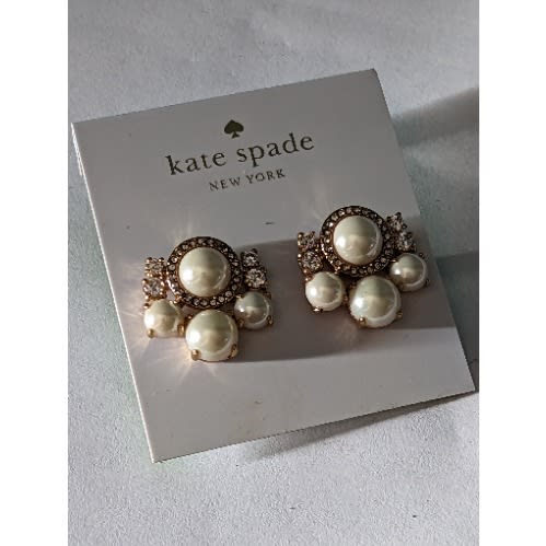 Pearls Of Wisdom Cluster Stud Earrings