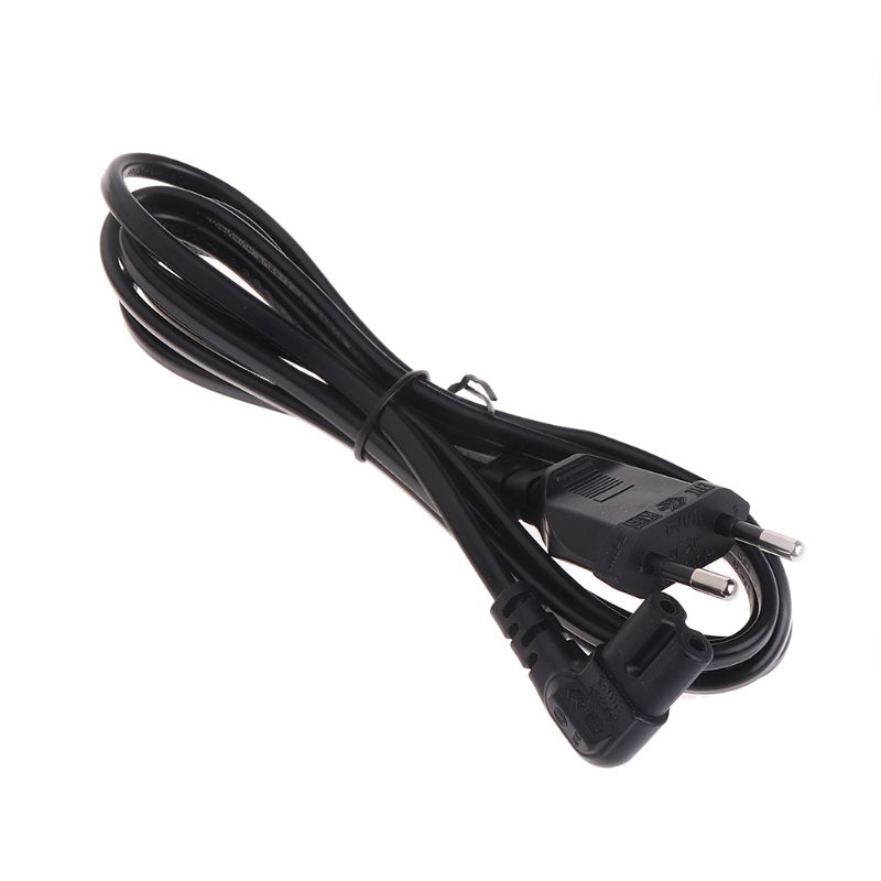 1235m 2 Pin Plug To Right Angle Turn Left Figure 8 C7 Plug