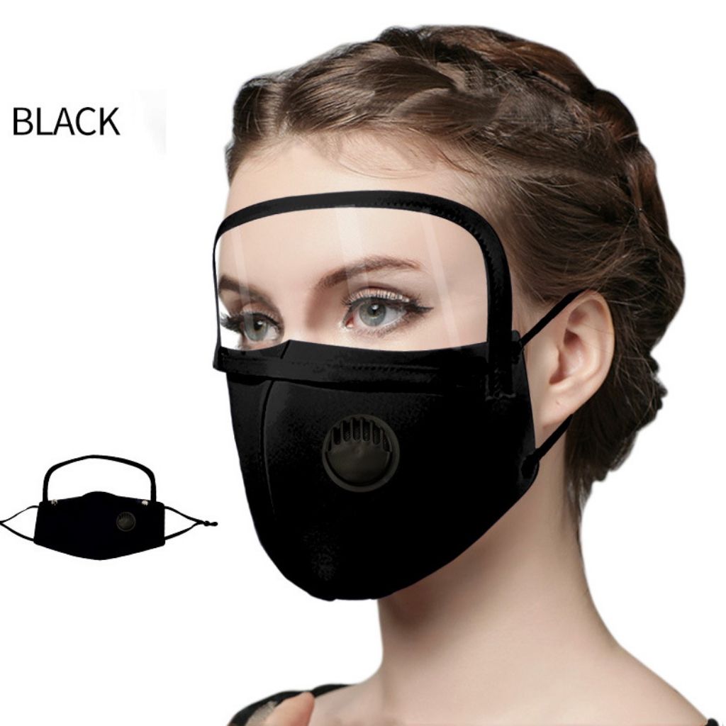 Face Shield With Nose Mask - 1 Pcs