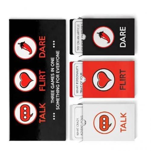 TALK FLIRT DARE CARD GAME