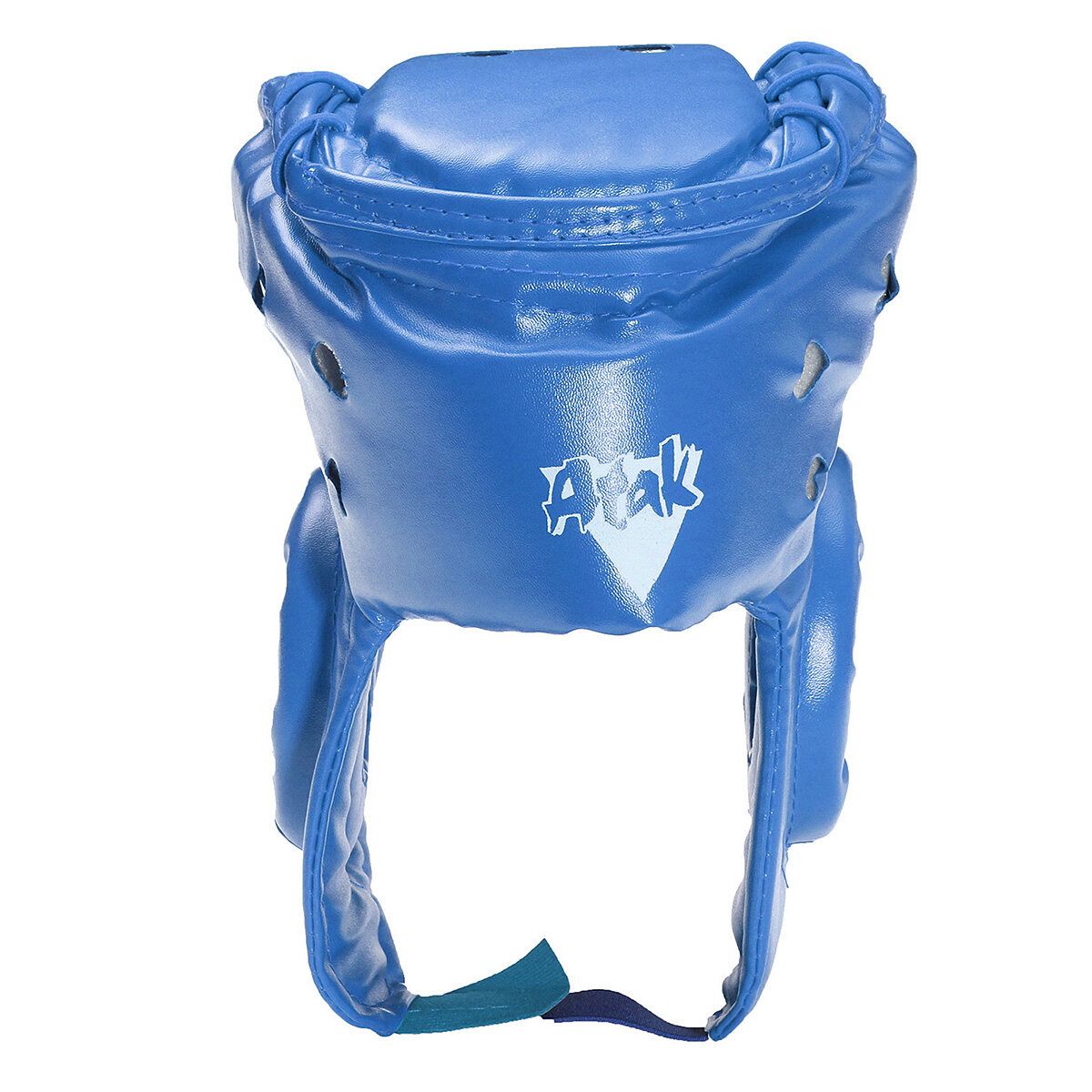 Boxing Punch Head Guard Kick Taekwondo Martial Arts MMA Face Protector Blue L Blue L