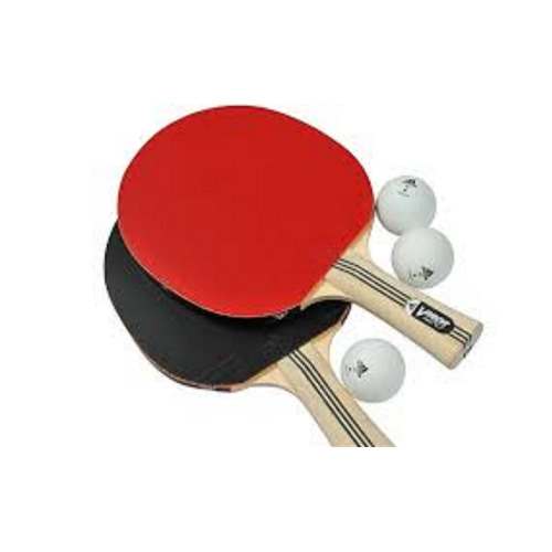 Table Tennis Bat With 3 Tennis Balls